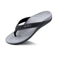 ERGOfoot Orthotic Flip Flops Stylish Thong Sandals Ultra Comfort Slippers for Women & Men with Arch Support-Walking Comfort for Flat Feet & Heel Spur