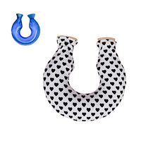 1.4 Liter U-Shaped Rubber Hot Water Bottle with Cover Protects Your Neck Better