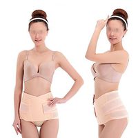 Wowlife Breathable Elastic Abdominal Binder Waist Trimmer Postpartum Recovery Belly Abdomen Waist Slimming Shaper Wrap Belt Band (M)