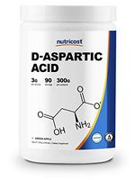 Nutricost D-Aspartic Acid (DAA) Powder 300G (Green Apple) - High Quality D-Aspartic Acid