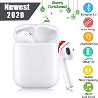 Wireless Earbuds/Bluetooth Headphones with Charging Case for Airpods,in-Ear Earphones with Remote Mic Compatible iPhone 11/11 Pro/XS/X (White)