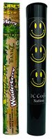 Herb Airtight Tube Pocket Protector with Cyclones Wonderberry Hemp Cones 1 Count DC Crafts Nation- Happy Face
