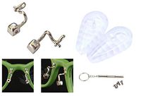 AM Landen Eyeglass Nose Pad Arm with Soft Cushion Nose Pads Repair Replacement Kit (Type B)