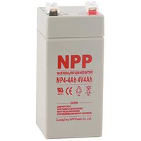 NPP NP4-4Ah 4Volt 4 Amp Rechargeable Sealed Lead Acid Battery