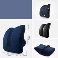 Qi Peng Lumbar Cushion Lumbar Pad Office Memory Cotton Lumbar Pillow Pillow Maternity Seat Back Car Lumbar Pillow Pillow (Color : B)