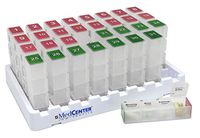 Monthly Medication Organizer For Drawer or Lock Box With 31 Pill Boxes and 4 daily compartments by MedCenter