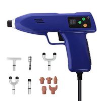 MTPLUM Electric Chiropractic Adjustment Tool, 13 niveles 1100N Multifunctional Spine Activator Correction Massager, 5 Massage Heads