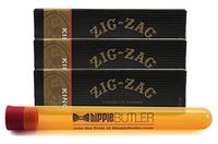 Zig Zag King Size Rolling Papers (3 Packs) with XL Hippie Butler KewlTube