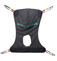 Lumex Full Body Sling with Commode Opening for Patient Lifts, Mesh Fabric, Medium, 450 Pounds, FMC114