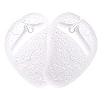 Gel Metatarsal Pads for Thong Sandals Flip-Flops, 2Pairs Forefoot Cushion Inserts, Ball of Foot Grip Pads for Metatarsal Support and Pain Relief, Anti-Slip