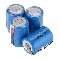 4-Pack 1.2V 2200mah Blue 4/5 SubC Ni-CD Rechargable Batteries