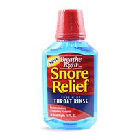 Breathe Right Snore Relief Throat Rinse, cool Mint 10 fl oz