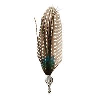Vintage Peacock Feather Brooch Lapel Pin Men Women Shirt Suit Wedding Accessory Daily Beauty Jewelry Woman Girl Jewerly Style Womans Styling | Color - Coffee