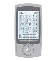 15 Modes Best Muscle Simulator tens EMS nmes Unit Machines Electric Electronic Pulse Massagers for Back Neck Shoulder Knee Legs Body Pain tmj Replacement Pads Pro15AB (Silver) HealthmateForever