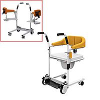 BXUFEI Commode Wheel Chair Rolling Chair，Shower Wheelchair，Aluminum Elder People Disabled People Pregnant Women Commode Chair Bath Chair