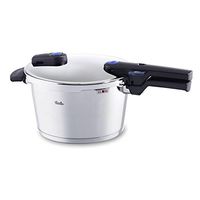 Fissler FISS-60030004079 vitaquick Pressure Coocker Stainless Steel Induction, 4.8 Quart, silver