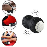 ZSH Vibrating Peanut Massage Ball,Lacrosse - Spiky Ball Set for Myofascial Release. Features A Deep Tissue Double Massage Ball Roller for Back Relief,Neck Relief,Tension Release - Muscle Release