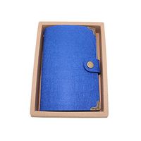 Boshiho Wool Felt Vintage Journal Diary Notebook Blank Paper Stationery Notepads (Blue)