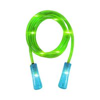 Jump Rope,Multi Colour Glow Fitness WorkoutJump Rope with Counter for Indoor and Outdoor Exercise Adjustable Skipping Rope Workout for Men,Women,Kids, Girls