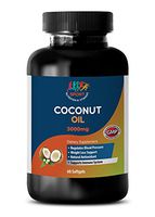Fat Burner Pills for Men - Coconut Oil 3000Mg - Coconut Supplement Pills - 1 Bottle 60 Softgels