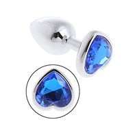 WENWING Metal Crystal Jewelry Heart Shaped Rhinestone Waterproof Stopper Amal Plug Shower Enema Beaded B'ut.t Pùg Pocket Massager Trainer Sxx Toys Trainer for Women Men