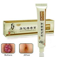 Chinese Herbal for Treatment Hemorrhoids Cream Anus Prolapse Anal Fissure Antibacterial Cream by (3pcs)