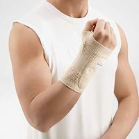 Bauerfeind - ManuTrain - Wrist Support - Relieves Strain and Stabilized During Movement - Right Wrist - Size 1 - Color Nature