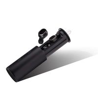 XZYP TWS18 Bluetooth Earbuds, True Wireless Headphones with Microphone, Wireless Earphones with Wireless Charging Case,Black+Silver