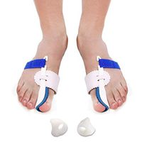 Bunion Corrector, Bunion Corrector & Bunion Relief Protector Kit, Toe Spacers Alignment Straightener Splint Treat Pain in Hallux Valgus, Tailors Bunion, Big Toe Joint, Hammer Toe (2 Pairs)