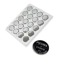 CR2032 ECR2032 DL2032 3V Lithium Batteries For Alarm System, Garage Door Openers, Watches, Keyless Entry Remotes(20pc)