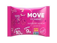 BOSS Superfood Energy Bar, MOVE Fit Energy Flavor (5-Pack, 1.7oz Bar), All-Natural Raspberry Almond Protein Bar, Vegan, Paleo Friendly, Non-GMO Project Verified
