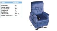 Lift Chair | Golden Technologies Capri Lift Chair Recliner: Color - Sandstone