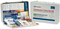 50 Person Contractor ANSI B+ First Aid Kit, Metal Case Type III - OSHA Compliant 2018 First Aid Kit for Contractors Emergency Kit