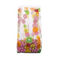 Dots Cello Bags 4" X 2 1/2" X 9 1/2" Halloween - 1.2 mil Thick