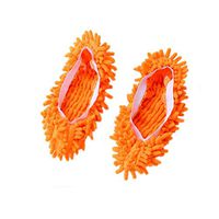 Mopping Slipper Shoes Cover Floor Dust Floor Cleaner Multi-Function Floor Cleaning Shoes Cover (Orange,6.7×5.9 inch) by YOUTHUP