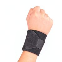Maxmaxi Neoprene Wrist Brace Breathable Wrist Support Wrist Wraps Wrist Strap for Sporting - 10.3'' x 3.3'' Adjustable Black (4004)