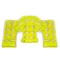 New Hot Cold Therapy Neck Gel Wrap Neck Pain Reliever Body Heat (Yellow)