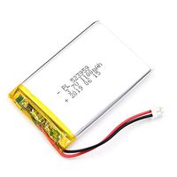 AKZYTUE 3.7V 1100mAh 523959 Lipo Battery Rechargeable Lithium Polymer ion Battery Pack with JST Connector