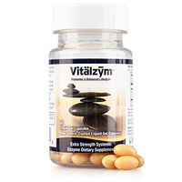 Vitälzym Proteolytic Systemic Enzymes Liquid Gel Capsules with Serrapeptase, Anti-inflammatory Defense Treatment, Immune and Joint Support, Natural Ache Relief Plus Fertility Supplement (60 Capsules)