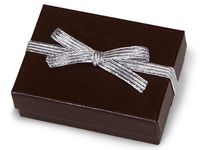 Pack Of 1000, 6" Met. Silver Stretch Loops 1/4" Wide Elastic Ribbon w/Bow Great For Jewelry Boxes
