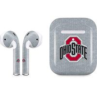 Skinit Decal Audio Skin for Apple AirPods with Wireless Charging Case - Officially Licensed Ohio State University OSU Ohio State Logo Design