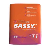 Sassy - Light Bladder Control Liners for Incontinence with Natural Chamomile, Aloe Vera and Vitamin E - Light Absorbency - 3 Sizes (Thong)