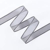 Flower Clothes Manny Snow Yarn Ribbon,Flower Gift Wrapping Ribbon,DIY Handmade Decorative Yarn Party Decoration (Color : Gray)