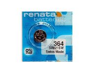 Renata 364 AG1 SR621SW SR621 SR60 363 164 LR621 LR60 D364 Silver Oxide Mercury Free Electronic Batteries x 5