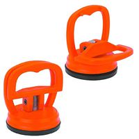 (Set of 2) 15 Lbs Capacity Each Suction Cups Pick Up Tool Grip Aid for Smooth Surfaces with Quick Release
