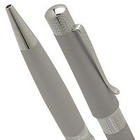 Cross Executive Companion Beverly Matte Satin with Cross Signature Pronounced Center Band Ballpoint Pen.A Great Wedding, Birthday, Graduation & Christmas Gift