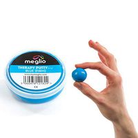 Meglio Therapy Hand Putty 2oz - for Hand Finger Resistance Exercises Targeting Hand Recovery Rehabilitation, grip, sensory and Stress Relief, Variable Resistive Strength Extra Light, Light, Medium & F