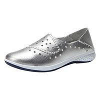 Women Shoes, Neartime 2018 Fashion Shallow Breathable Leisure Sports Shoes Leather Slip-On Outdoor Flat Shake Shoes