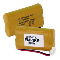 700mA, 2.4V Replacement NiCad Battery for V Tech CS6129 Cordless Phones - Empire Scientific #CPB-479J