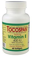 TOCOSPAN The Full Spectrum Vitamin E (400 IU Formulation) 60 Softgels
